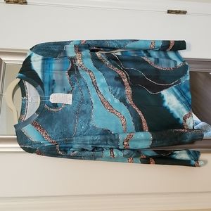 Casual top XL multi blue